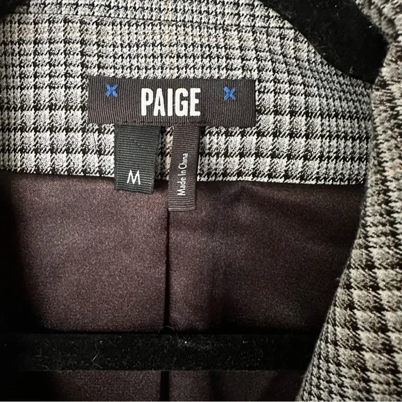 PAIGE Hollie Blazer - Grey Multi size M - Picture 8 of 10